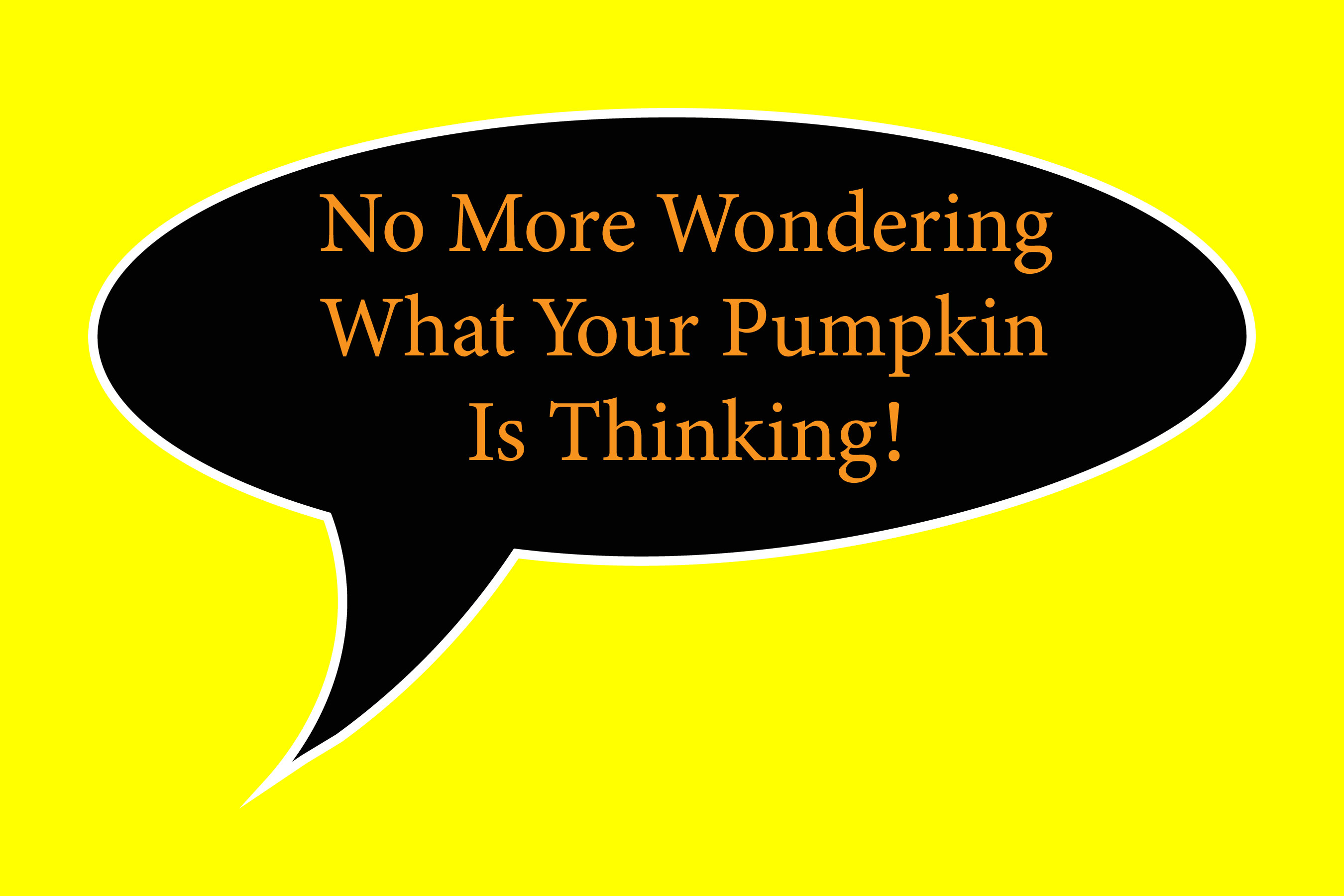 Example pumpkin card